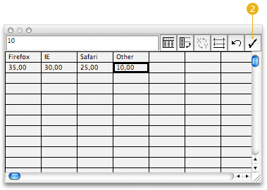 the data grid