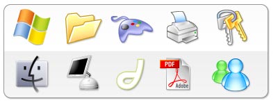Nachgebaute
XP-Icons