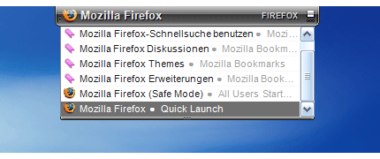 Approcket’s user interface