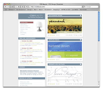 Bartelme design auf CSS Beauty