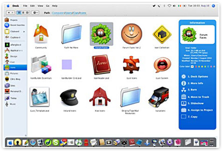 Screenshot of Desk
