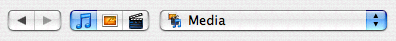Mac OS Leopard Media Bar