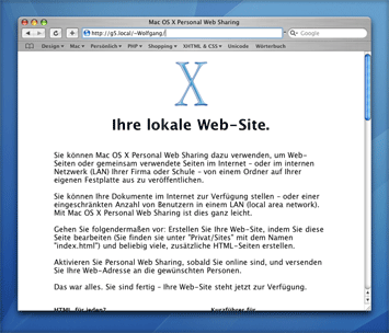 Apache’s welcome page