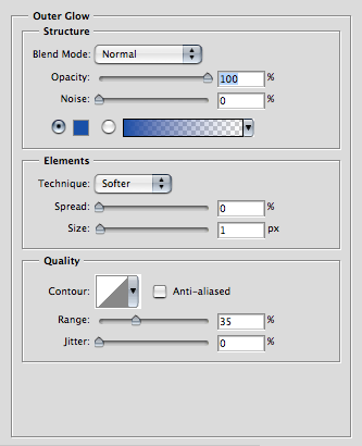 Setting in Photoshop palette