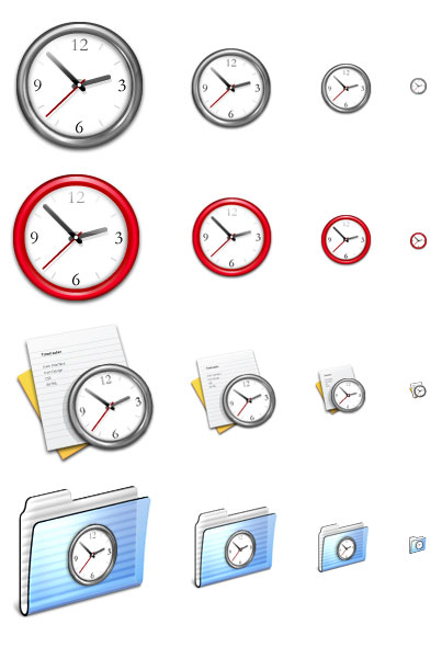 Im Paket enthaltene Icons