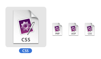TextMate document type icons