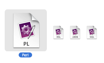 Zusätzliche Dokument Icons für TextMate